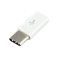 SBOX USB 2.0-TYPE C  F/M adapter,fehér kábel és adapter