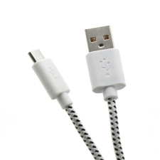 SBOX USB M - micro USB M Adatkábel 1m - Fehér kábel és adapter