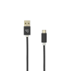 SBOX USB-TYPEC-15B USB-A apa - USB-C apa 2.0 Adat és töltő kábel - Fekete (1.5m)