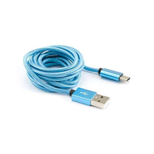 SBOX USB-TYPEC-15BL kábel M/M-1M,kék kábel és adapter