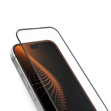 SBS D3O edzett üveg fekete szegéllyel applikátorral iPhone 16 Pro Max mobiltelefon kellék