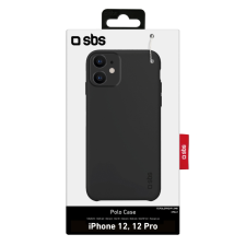 SBS Polo One iPhone 12/12 Pro Tok - Fekete (TEPOLOPROIP12MK) tok és táska
