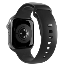 SBS Puro Apple Watch 38/40/41mm Szilikon szíj - Fekete okosóra kellék