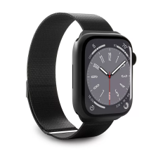 SBS Puro Milanese Apple Watch 38/40/41mm Fém szíj - Fekete okosóra kellék