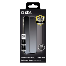 SBS SP iPhone 13 Pro Max/14 Plus Edzett üveg kijelzővédő mobiltelefon kellék