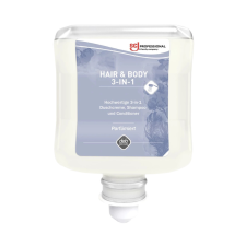 SC Johnson Professional Hair&amp;Body 3in1 luxus krémtusfürdő, sampon és kondícionáló 1000ml tusfürdők