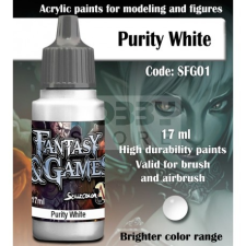 SCALE75 - FANTASY &amp; GAMES RANGE - PURITY WHITE akrilfesték 17ml - SFG-01 akrilfesték