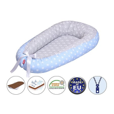 Scamp babafészek Kék csillag - szürke elefánt babafészek