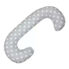  Scamp C alakú párna - Grey White Round Stars kismama párna