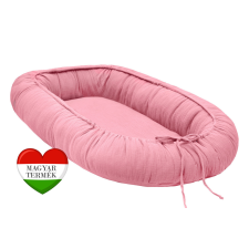 Scamp muszlin babafészek /Salmon (Lazac színű babafészek) babaágynemű, babapléd