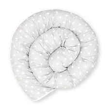  Scamp rácsvédõ hengerpárna 210cm Little Heart White Grey BRVE011 210CM babaágynemű, babapléd