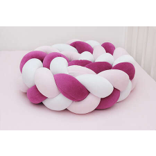 Scamp Scamp Fonott rácsvédő 210cm - Fehér/rózsaszín/pink babaágynemű, babapléd
