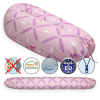 Scamp szoptatós párna univerzális pamut Pink Purple SZPE256