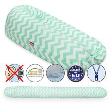 Scamp szoptatós párna univerzális pamut ZigZag Green White SZPE234 kismama párna