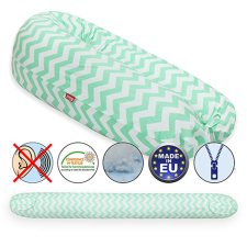 Scamp szoptatós párna univerzális pamut ZigZag Green White SZPE234 kismama párna