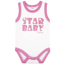 Scamp Ujjatlan baba kombidresz (56) - Star Baby pink kombidressz, body