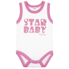 Scamp Ujjatlan baba kombidresz (56) - Star Baby pink gyerek atléta, trikó