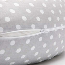 Scamp univerzális szoptatós párna - Grey White Dots kismama párna