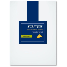 Scanquilt BAMBUS LYCRA lepedő, fehér, 90×200 cm (25738) lakástextília