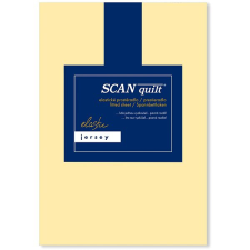 Scanquilt JERSEY ELASTIC LYCRA lepedő, banánsárga, 90×200 cm lakástextília