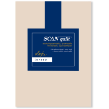 Scanquilt JERSEY ELASTIC LYCRA lepedő, bézs, 120×200 cm (29019) lakástextília