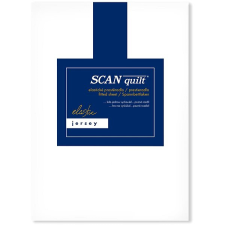 Scanquilt JERSEY ELASTIC LYCRA lepedő, fehér, 200×220 cm lakástextília