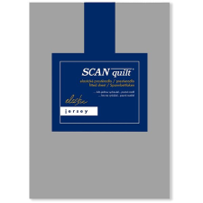 Scanquilt JERSEY ELASTIC LYCRA lepedő, középszürke, 200×220 cm lakástextília