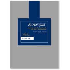 Scanquilt JERSEY ELASTIC LYCRA lepedő, középszürke, 90×200 cm (27448) lakástextília