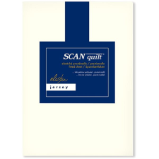 Scanquilt JERSEY ELASTIC LYCRA lepedő, krémszín, 90×200 cm lakástextília