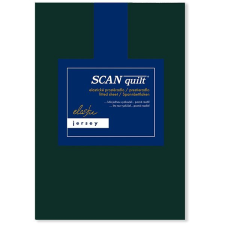 Scanquilt JERSEY ELASTIC LYCRA lepedő, sötétzöld, 180×200 cm lakástextília