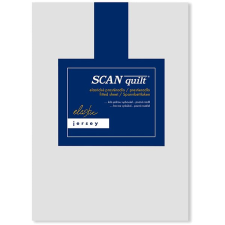 Scanquilt JERSEY ELASTIC LYCRA lepedő, világosszürke, 160×200 cm lakástextília
