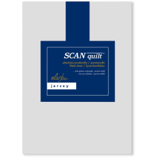 Scanquilt JERSEY ELASTIC LYCRA lepedő, világosszürke, 180×200 cm (26274) lakástextília