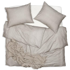 Scanquilt KLASIK ágyneműhuzat, kockás, bézs lakástextília