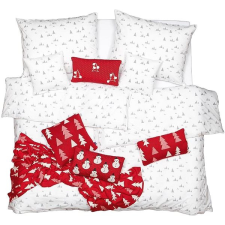 Scanquilt povlečení KLASIK stromky bílošedá lakástextília