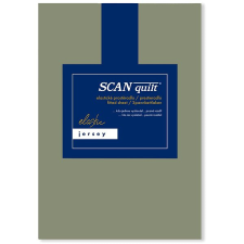 Scanquilt prostěradlo JERSEY ELASTIC LYCRA khaki 180 × 200 cm lakástextília