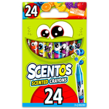 Scentos : 24 darabos illatos zsírkréta kreatív és készségfejlesztő