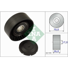 Schaeffler INA feszítőgörgő, hosszbordás szíj Schaeffler INA 531 0891 10 autóalkatrész