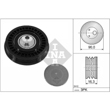Schaeffler INA feszítőgörgő, hosszbordás szíj Schaeffler INA 531 1005 10 autóalkatrész