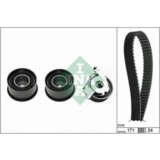 Schaeffler INA Fogasszíjkészlet 530 0358 10 autóalkatrész
