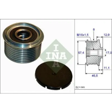 Schaeffler INA generátor szabadonfutó 535 0069 10 autóalkatrész
