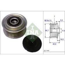 Schaeffler INA generátor szabadonfutó 535 0079 10 autóalkatrész