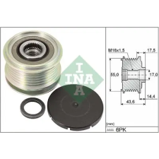 Schaeffler INA generátor szabadonfutó 535 0105 10 autóalkatrész