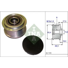 Schaeffler INA generátor szabadonfutó 535 0207 10 autóalkatrész