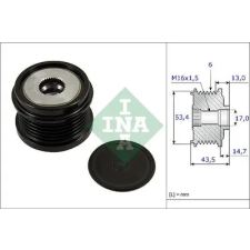 Schaeffler INA generátor szabadonfutó 535 0237 10 autóalkatrész