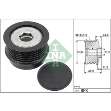 Schaeffler INA generátor szabadonfutó 535 0355 10 autóalkatrész