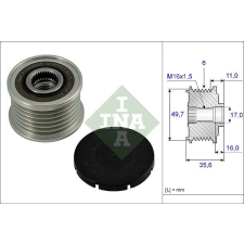 Schaeffler INA generátor szabadonfutó Schaeffler INA 535 0016 10 autóalkatrész