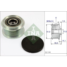 Schaeffler INA generátor szabadonfutó Schaeffler INA 535 0022 10 autóalkatrész