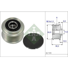 Schaeffler INA generátor szabadonfutó Schaeffler INA 535 0219 10 autóalkatrész