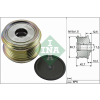 Schaeffler INA generátor szabadonfutó Schaeffler INA 535 0276 10