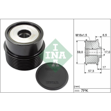 Schaeffler INA generátor szabadonfutó Schaeffler INA 535 0314 10 autóalkatrész